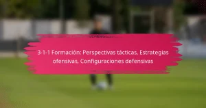 3-1-1 Formación: Perspectivas tácticas, Estrategias ofensivas, Configuraciones defensivas